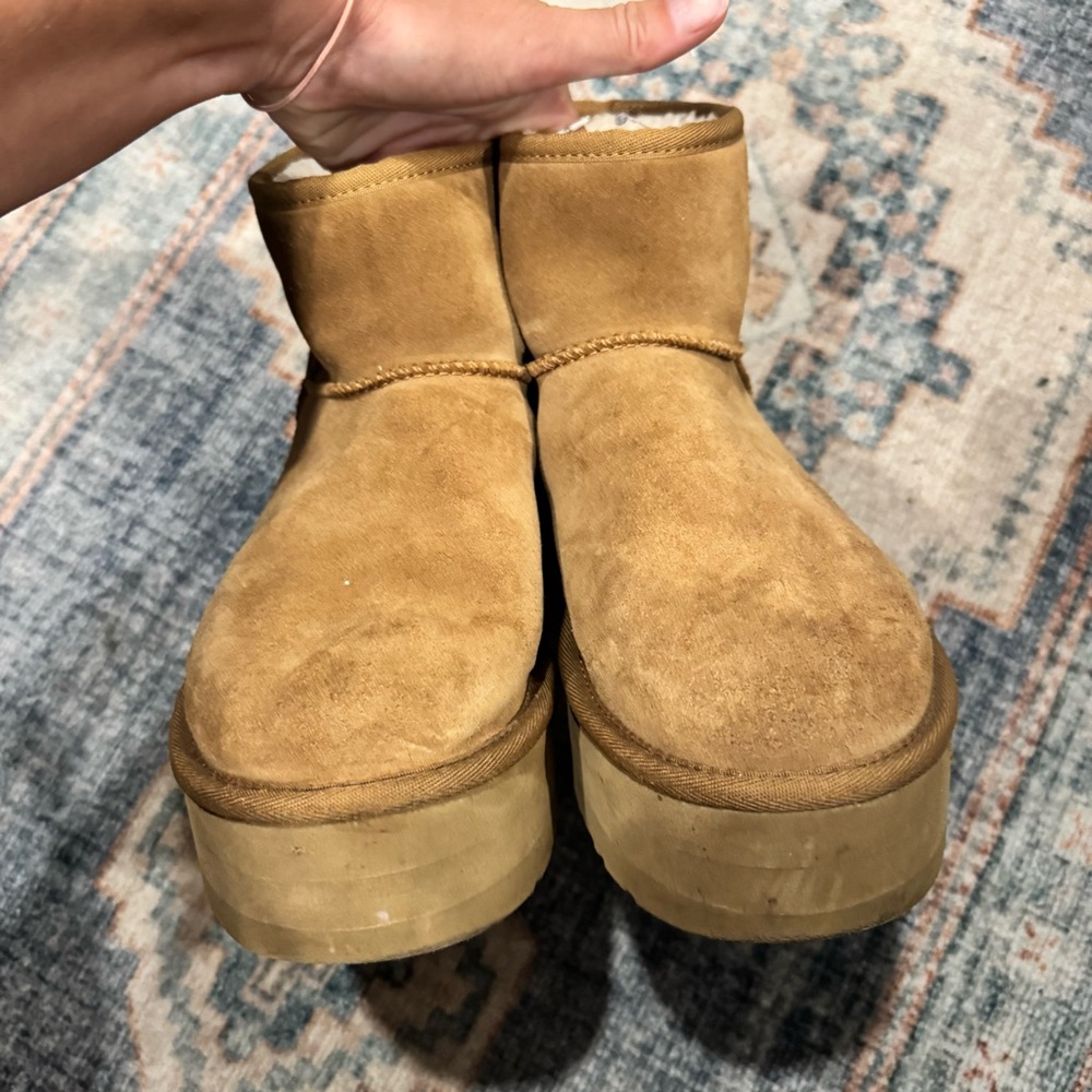 Ugg Chestnut Platform Ankle Boots - image 8